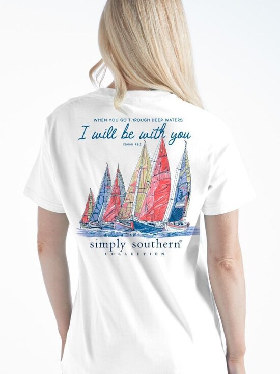 Simply Southern Tops - Deep Waters Simply Southern Shirt